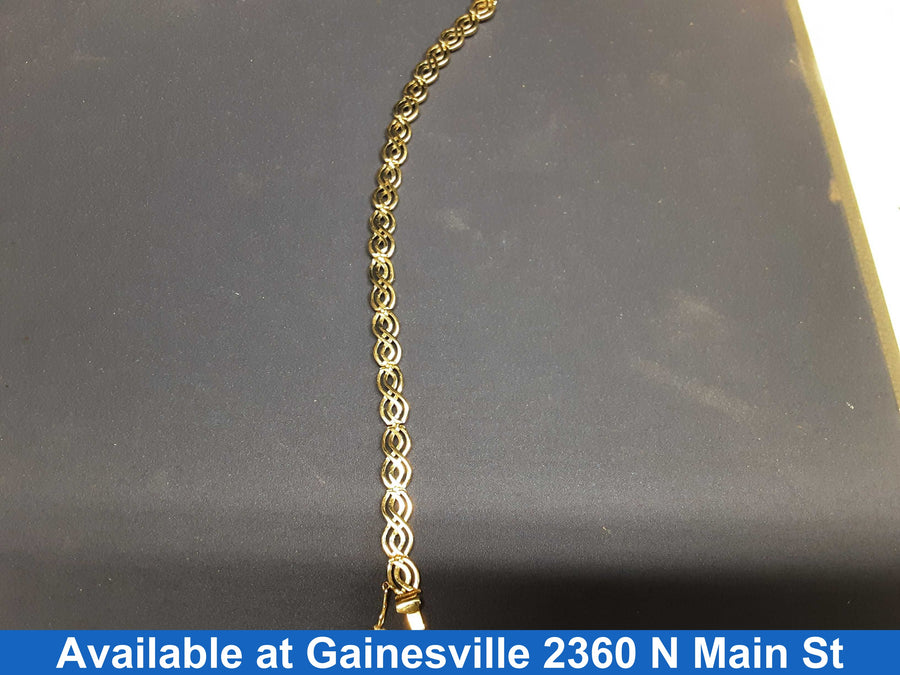 Link Bracelet - Yellow Gold 14k (.585) 8.3 grams 7 inch
