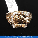 Men's Ring - Yellow Gold 10k (.417) 5.4 grams Size 10