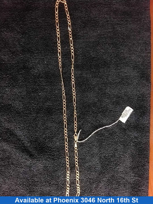 Figaro Chain - Yellow Gold 14k (.585) 10.7 grams 20 inch