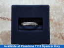 Ring - Wedding Band - White Gold 14k (.585) 2.2 grams Size 20