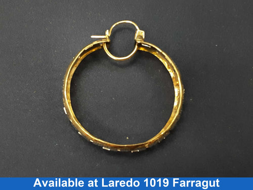 Bangle Earrings - Yellow Gold 10k (.417) 8.1 grams