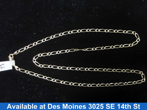 Figaro Chain - Yellow Gold 14k (.585) 7 grams 22 inch