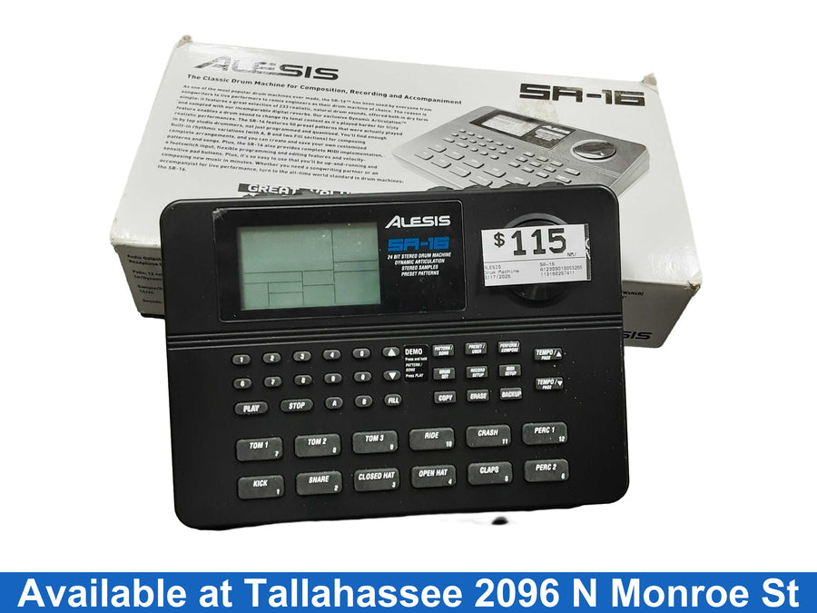 Alesis Sa-16 Black Drum Machine