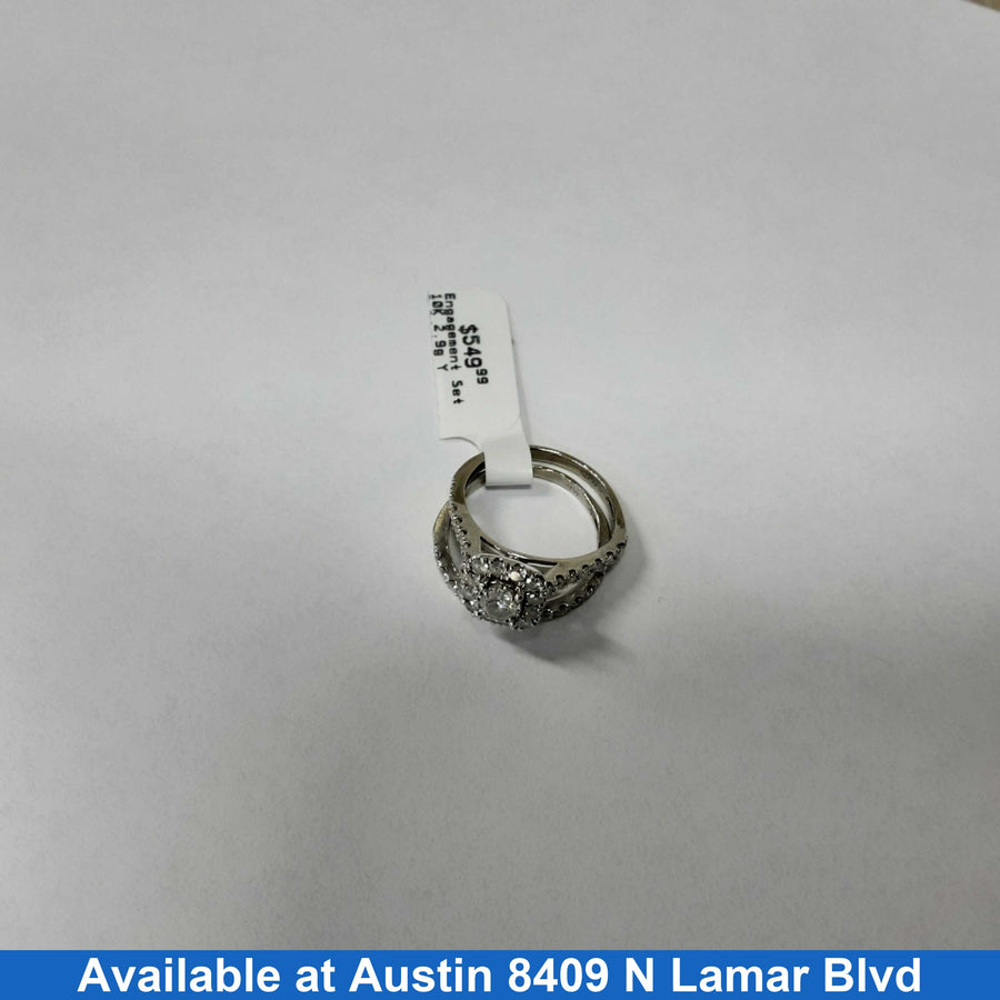 Ring - Engagement Set - Yellow Gold 10k (.417) 2.9 grams Size 6