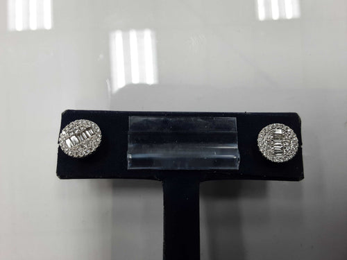 Earrings - White Gold 18k (.750) 3 grams