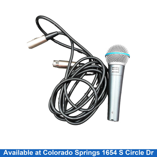 Shure Beta 58a Gray Corded Microphone