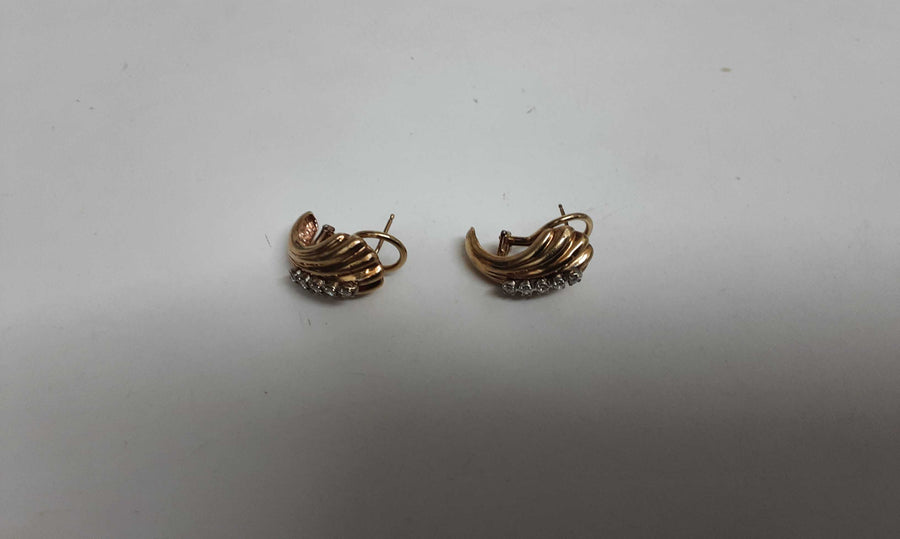 Earrings - Yellow Gold 14k (.585) 10 grams