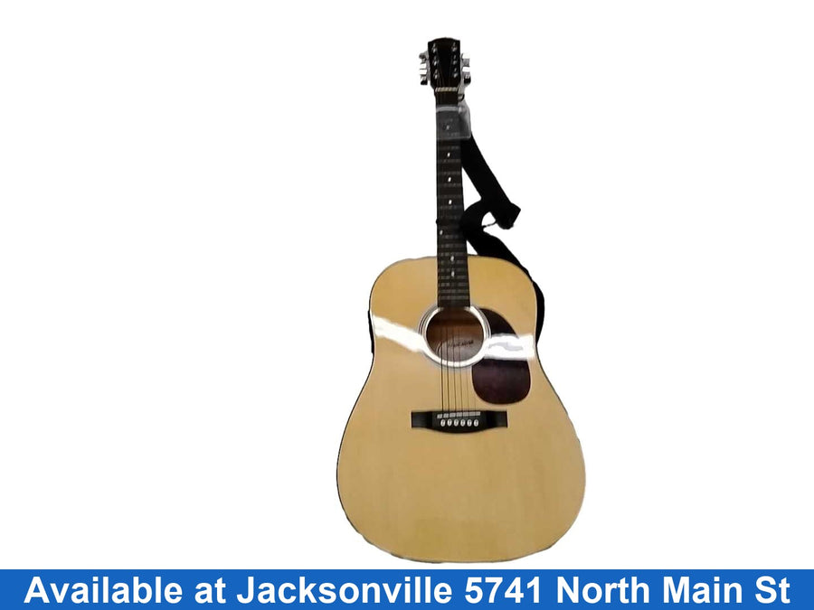 Fender Starcaster Yellow Acoustic / Electric Classic Guitar