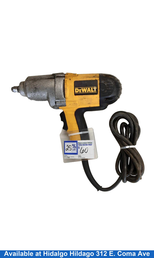 Dewalt Dw293 Yellow Standard Power Wrench