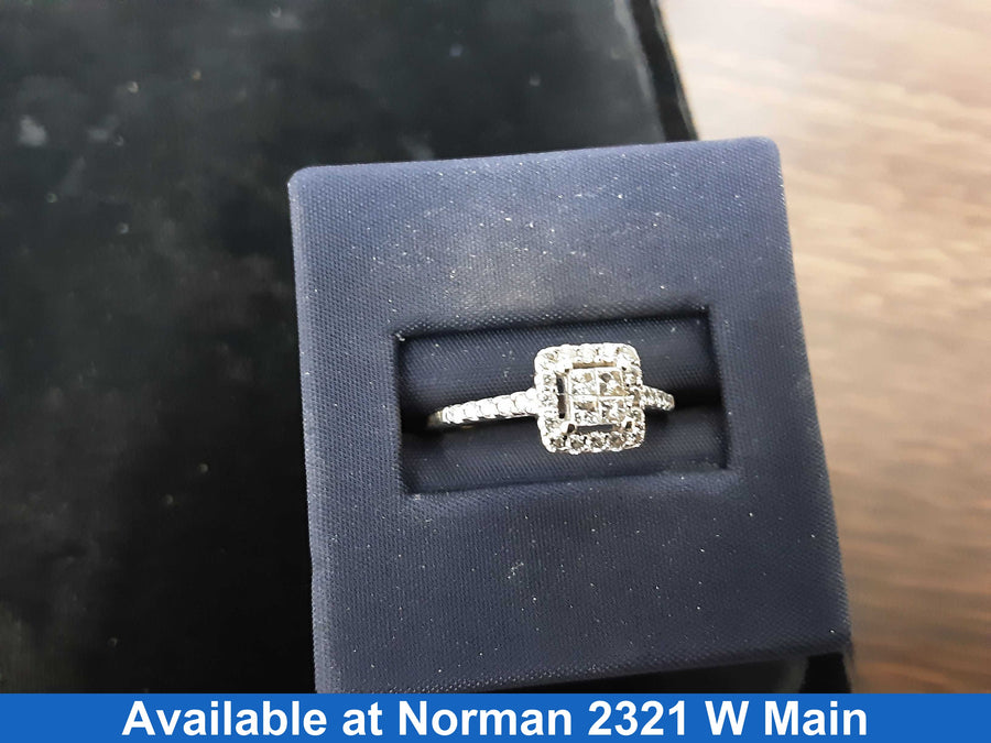 Women's Ring - White Gold 14k (.585) 2.8 grams Size 7