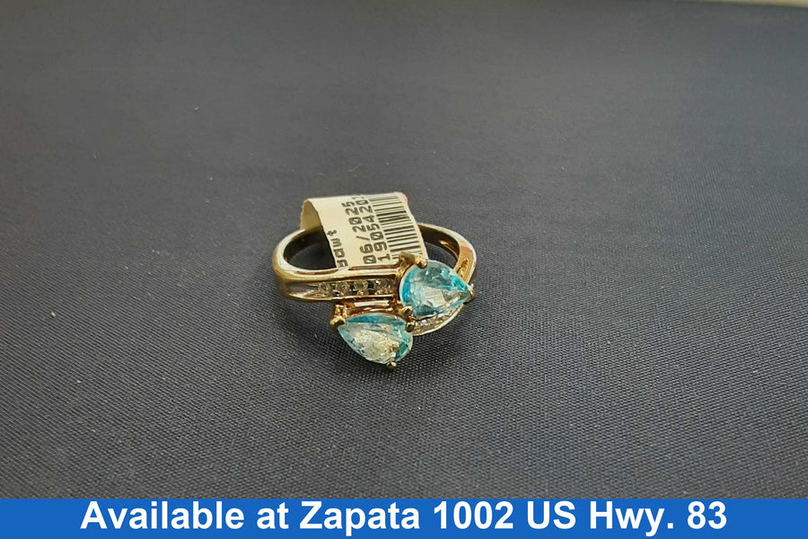 Women's Ring - Yellow Gold 10k (.417) 2.6 grams Size 8
