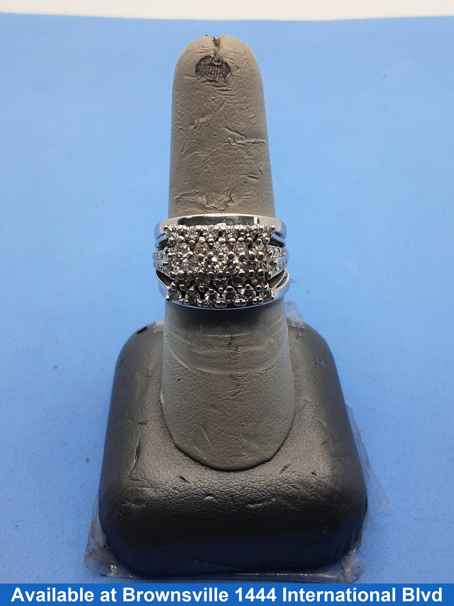 Women's Ring - White Gold 14k (.585) 9 grams Size 8
