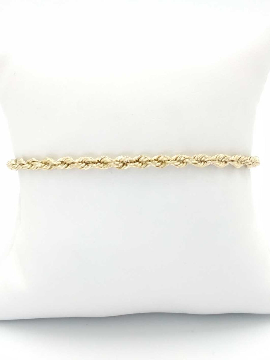 Rope Bracelet - Yellow Gold 14k (.585) 2.8 grams 8 inch