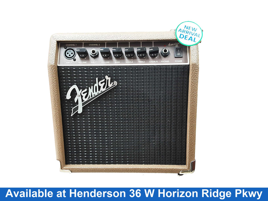 Fender Acoustasonic 15 Brown Guitar Amplifier