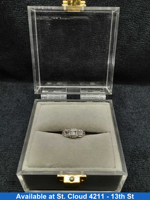 White Gold Wedding Set