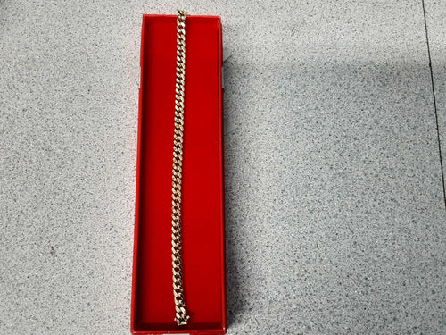 Cuban Link Bracelet - Yellow Gold 10k (.417) 8.6 grams 9 inch
