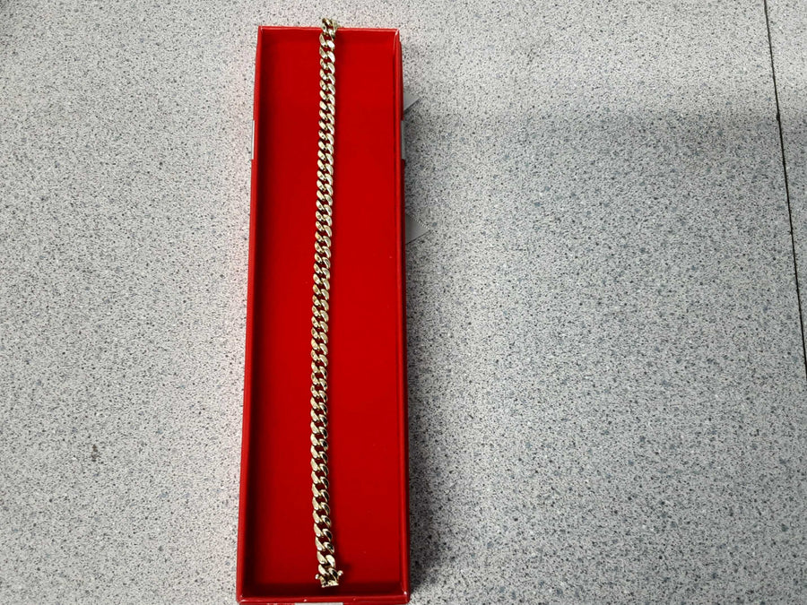 Cuban Link Bracelet - Yellow Gold 10k (.417) 8.6 grams 9 inch