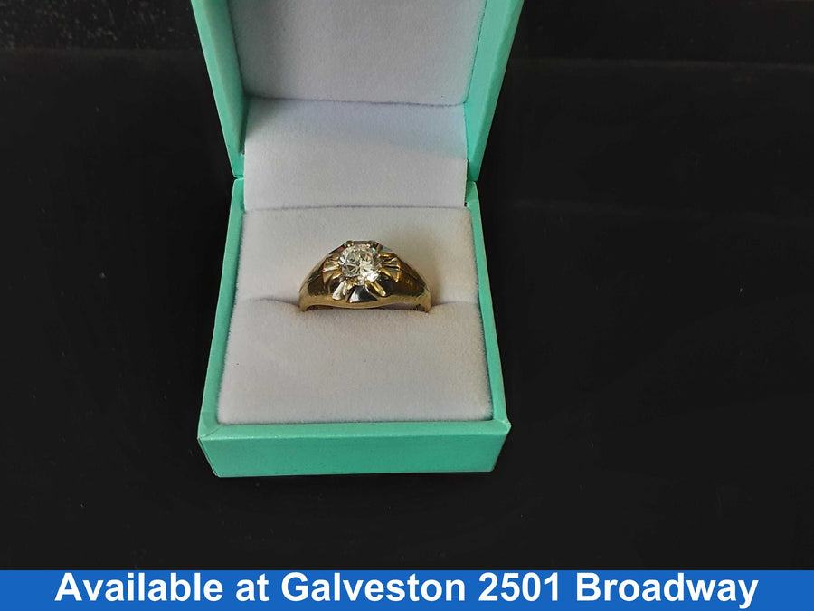 Men's Ring - Yellow Gold 10k (.417) 5 grams Size 9.5