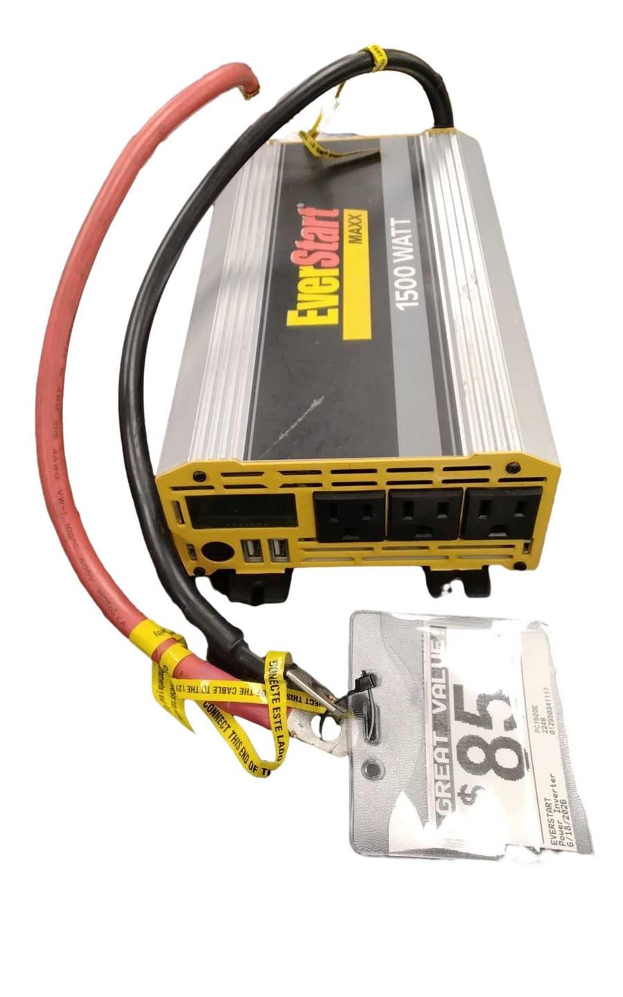 Everstart Pc1500e Silver Power Inverter