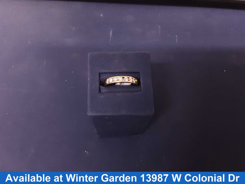 Ring - Wedding Band - Yellow Gold 14k (.585) 3.8 grams Size 7