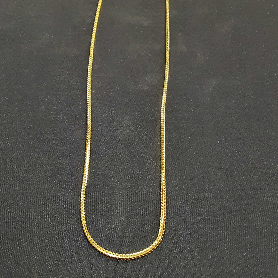 Fox Tail Chain - Yellow Gold 14k (.585) 4.9 grams 20 inch