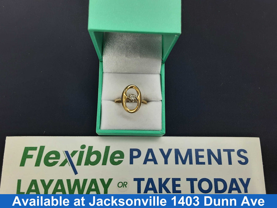 Women's Ring - Yellow Gold 14k (.585) 3.5 grams Size 8.5