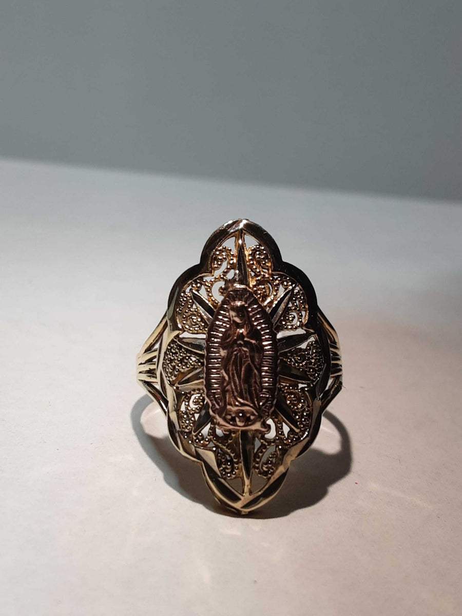Women's Ring - Yellow Gold 14k (.585) 4 grams Size 9.5