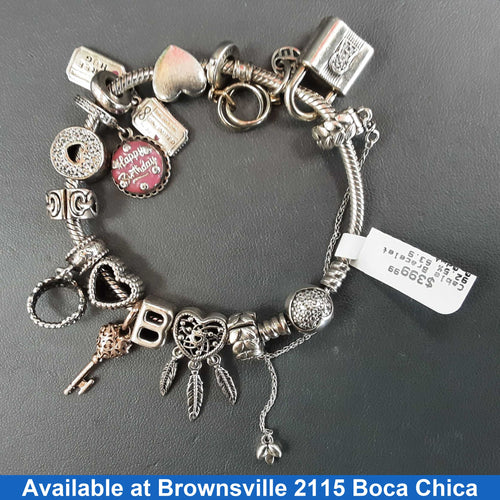 Cable Bracelet - Silver 63.9 grams 8 inch
