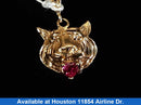 Pendant - Yellow Gold 10k Lion With A Heart (.417) 3.2 Grams