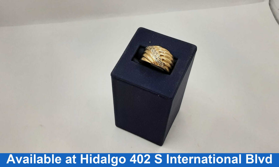 Women's Ring - Yellow Gold 14k (.585) 7.1 grams Size 8