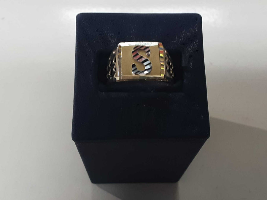 Men's Ring - Yellow Gold 10k (.417) 4.6 grams Size 10