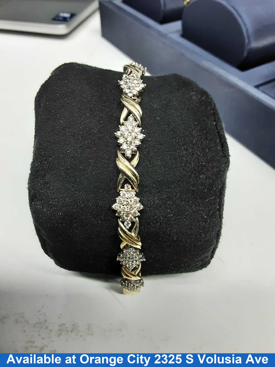 Tennis Bracelet - Yellow Gold 10k (.417) 13.5 grams 7 inch