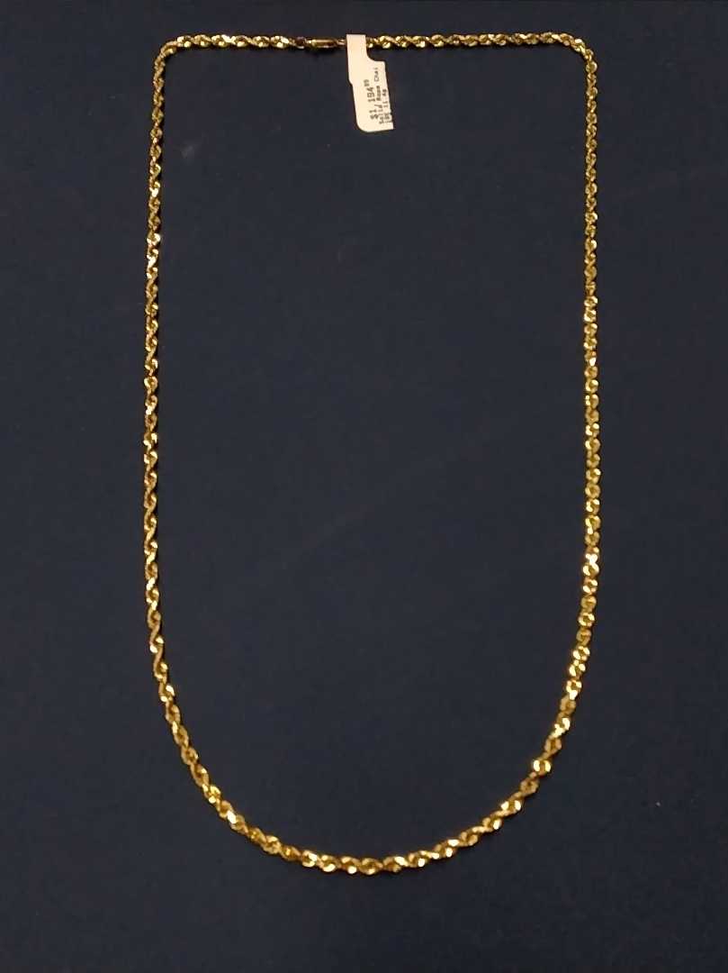 Rope Chain - Yellow Gold 10k (.417) 11.4 grams 18 inch