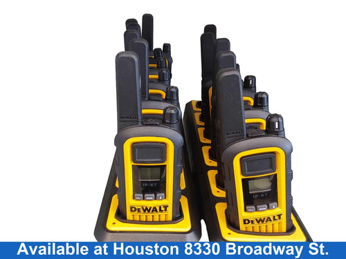 Dewalt Ip-67 Yellow Walkie Talkie