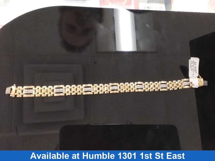 Bracelet - Yellow Gold 10k (.417) 22.6 grams 8 inch