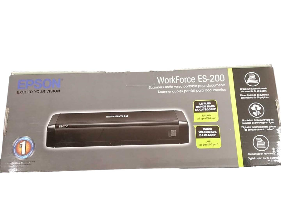 Epson Es-200 Black Scanner