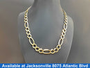 Figaro Chain - Yellow Gold 10k (.417) 24.4 grams 22 inch