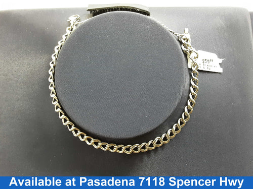 Cable Bracelet - Silver 6.8 grams 8 inch
