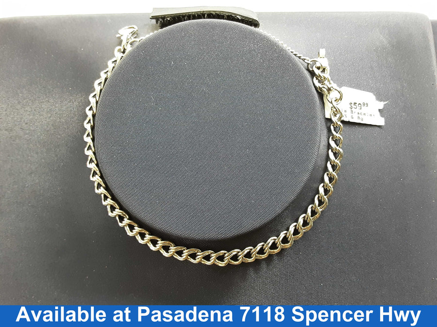 Cable Bracelet - Silver 6.8 grams 8 inch