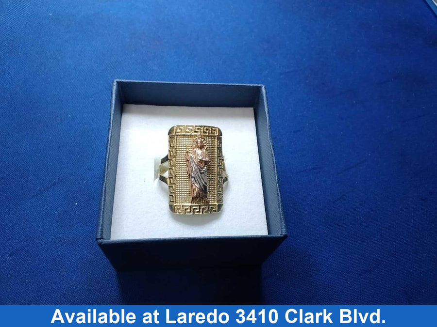 Men's Ring - Yellow Gold 14k (.585) 5.7 grams Size 7
