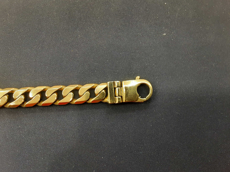 Cuban Link Bracelet - Yellow Gold 14k (.585) 51.8 grams 20 inch