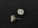Double Stud Earring - Yellow Gold 14k (.585) 2.2 grams