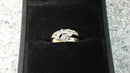 Ring - Engagement Set - Yellow Gold 14k (.585) 3 grams Size 8