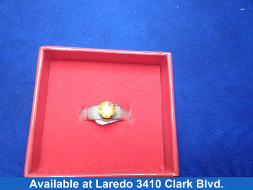 Women's Ring - Solitaire - Yellow Gold 10k (.417) 2.9 grams Size 9.5