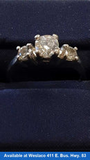 Ring - Wedding Set - Platinum 5.4 grams Size 8