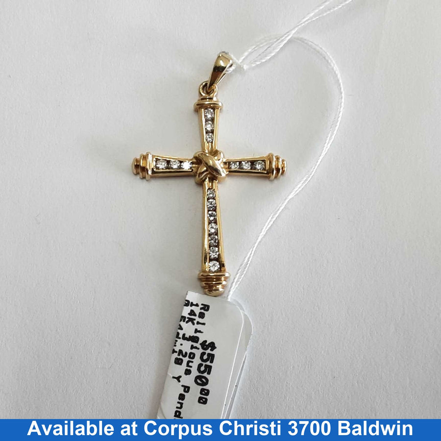 Religious Pendant - Yellow Gold 14k (.585) 3.2 grams