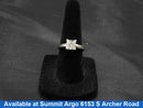 Women's Ring - Solitaire - White Gold 14k (.585) 4.7 grams Size 6