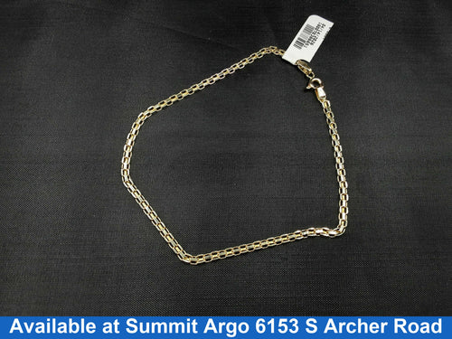 Link Bracelet - Yellow Gold 14k (.585) 2.8 grams 9 inch