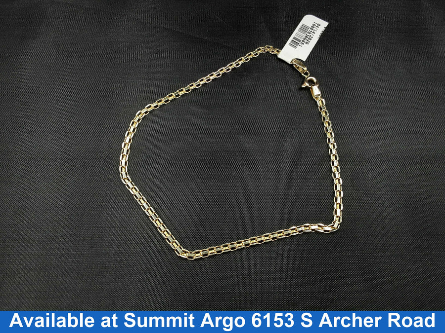 Link Bracelet - Yellow Gold 14k (.585) 2.8 grams 9 inch