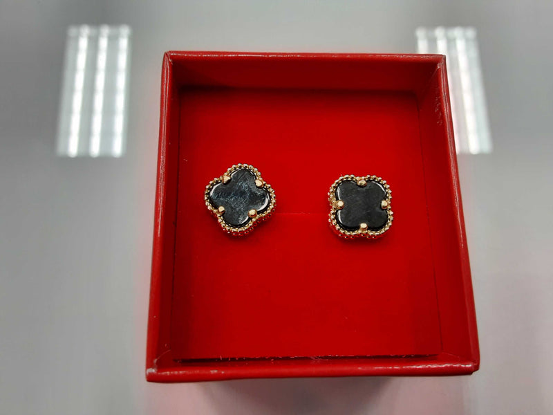 Earrings with stones Yellow Gold 14k (.585) 3.7 grams